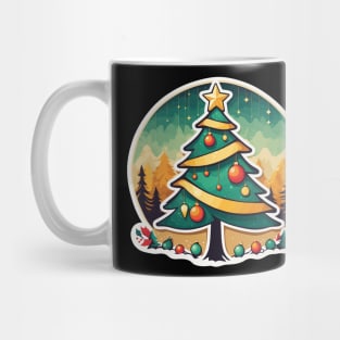 Christmas Tree Drawing Mug